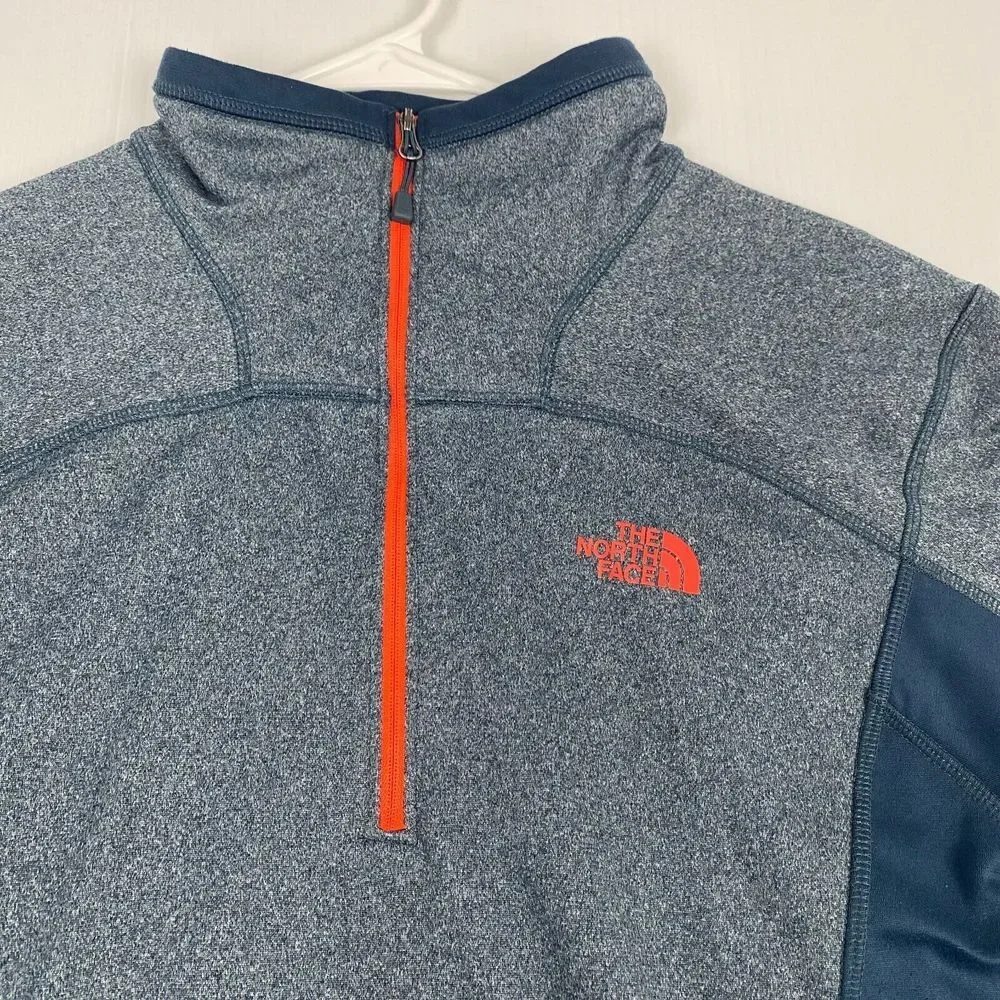 THE NORTH FACE Mock Neck 1/4 Zip Pullover Fleece Shirt Mens Size M‎